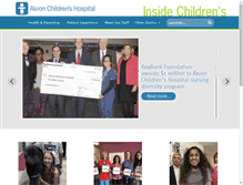 Tablet Screenshot of inside.akronchildrens.org